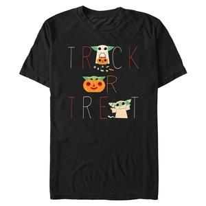 Mens Star Wars The Mandalorian Halloween Grogu Trick Or Treat Tshirt